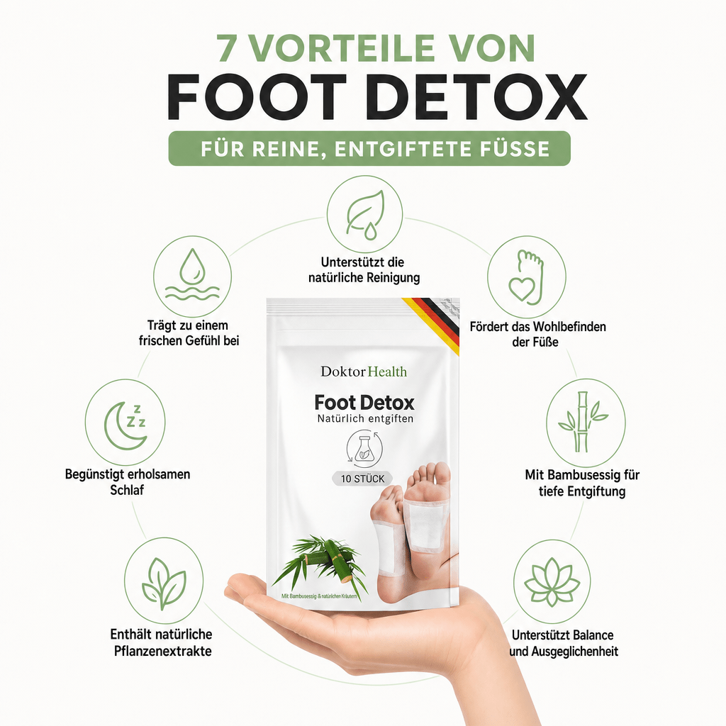 Foot Detox - Entgiftungspflaster - Doktor Health