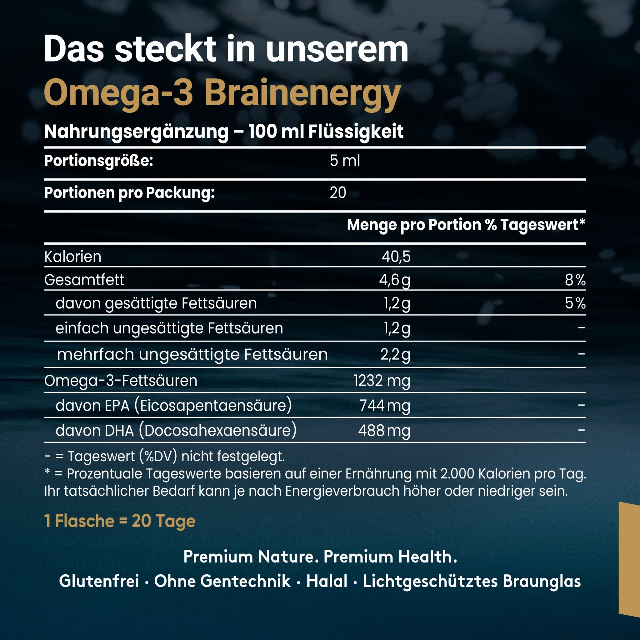 Omega 3 - Brainenergy Liquid - Doktor Health