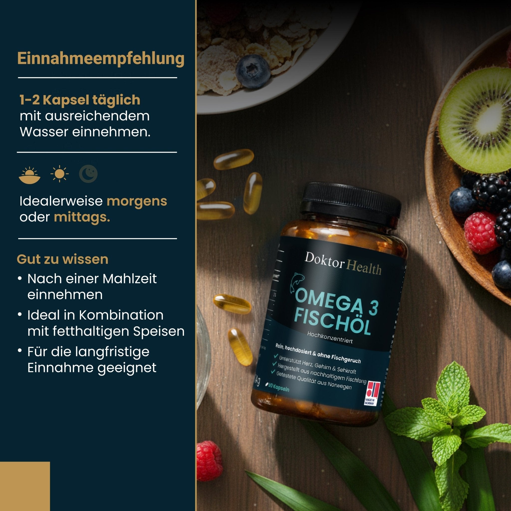 Omega 3 - Fischöl - Doktor Health