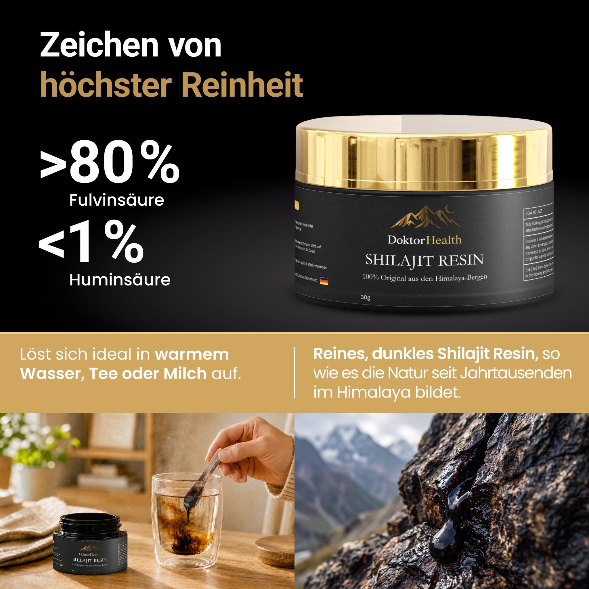 Premium Himalaya Shilajit - Doktor Health