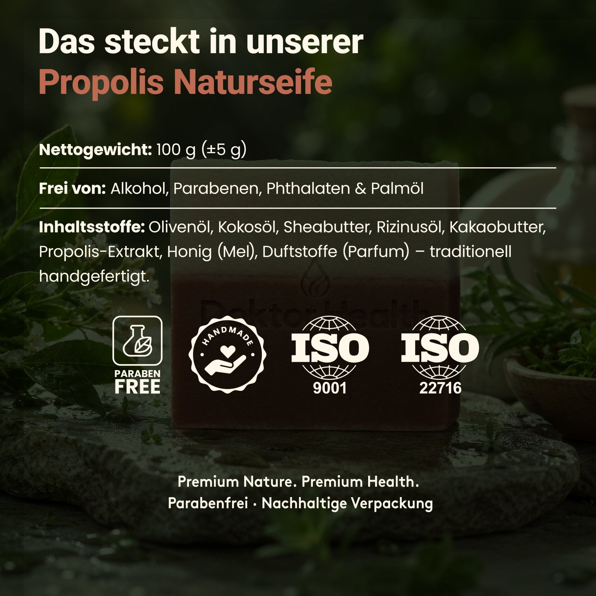 Propolis Naturseife - Doktor Health